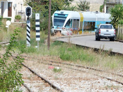 
'4311' approaching Olympia Station, Greece, September 2009